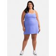 thumbnail image 1 of Athletic Works Women's and Women's Plus ButterCore Tipped Tennis Dress, Sizes XS-4X, 1 of 3