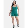 thumbnail image 1 of Athletic Works Women's and Women's Plus ButterCore Tipped Tennis Romper, Sizes XS-4X, 1 of 4