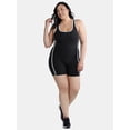 thumbnail image 1 of Athletic Works Women's and Women's Plus ButterCore Tipped Tennis Romper, Sizes XS-4X, 1 of 4