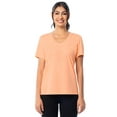 thumbnail image 1 of Athletic Works Women's and Women's Plus Core Active Short Sleeve V-Neck T-Shirt, Sizes XS-4X, 1 of 7