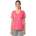 thumbnail image 1 of Athletic Works Women's and Women's Plus Core Active V-Neck T-Shirt, Sizes XS-4X, 1 of 7