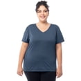 Athletic Works Women's and Women's Plus Core Active V-Neck T-Shirt ...
