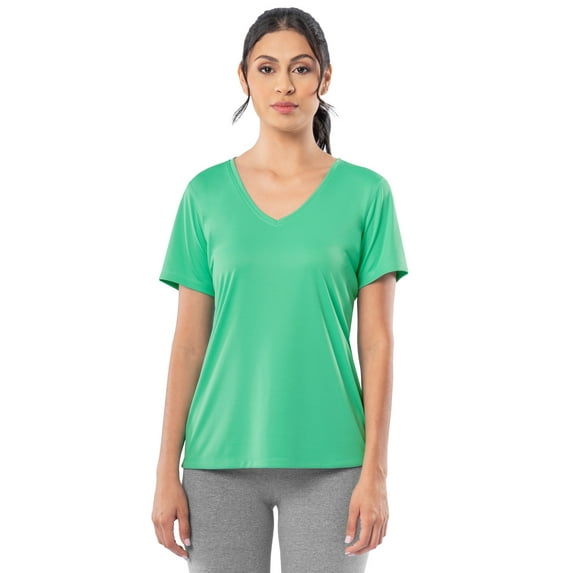 Athletic Works Women's and Women's Plus Core Active V-Neck T-Shirt, Sizes XS-4X