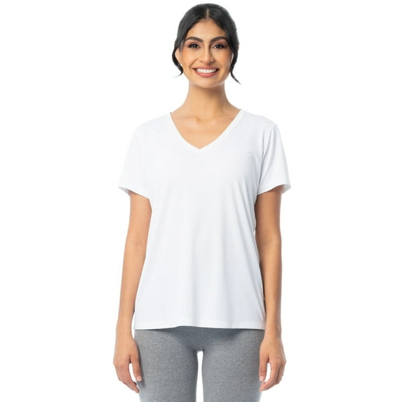 Athletic Works Women's and Women's Plus Core Active V-Neck T-Shirt, Sizes XS-4X