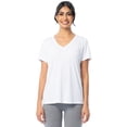 thumbnail image 1 of Athletic Works Women's and Women's Plus Core Active V-Neck T-Shirt, Sizes XS-4X, 1 of 7
