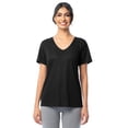 thumbnail image 1 of Athletic Works Women's and Women's Plus Core Active V-Neck T-Shirt, Sizes XS-4X, 1 of 7