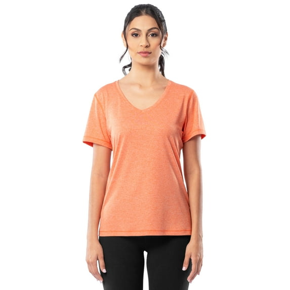 Athletic Works Women's and Women's Plus Core Active V-Neck T-Shirt, Sizes XS-4X