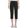 thumbnail image 1 of Athletic Works Women's and Women's Plus Knit Capri Pants, 22" Inseam, Sizes XS-4X, 1 of 5