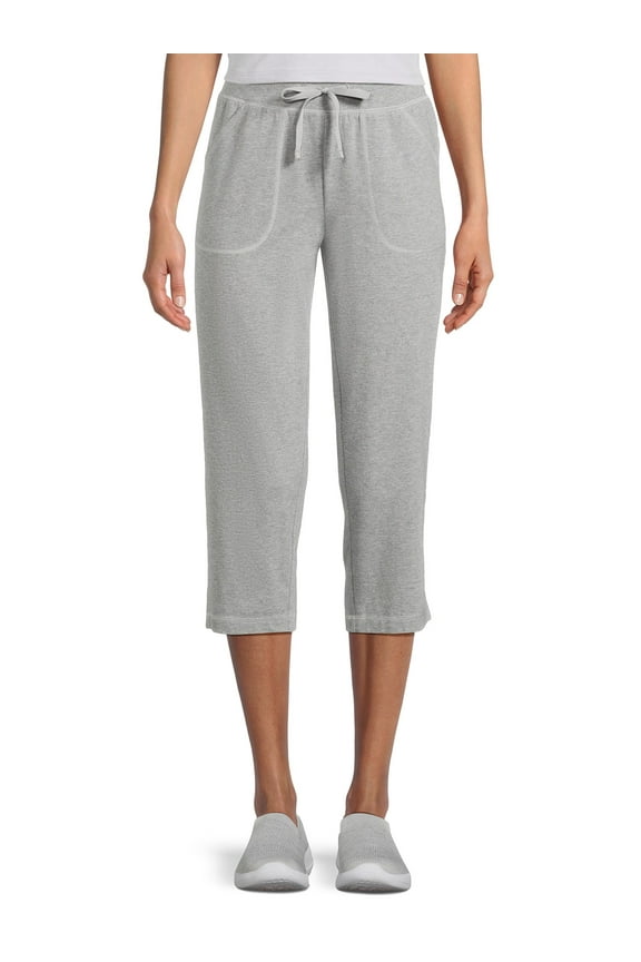 Women's and Women's Plus Knit Capri Pants, 22" Inseam, Sizes XS-4X