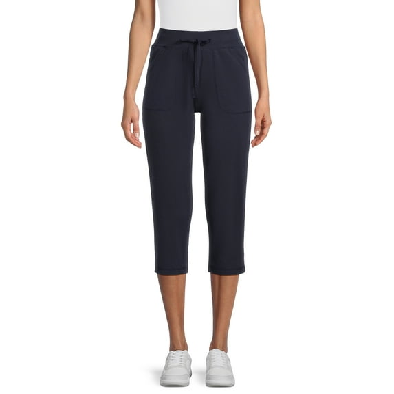 Athletic Works Women's Core Knit Capri, Sizes XS-4X