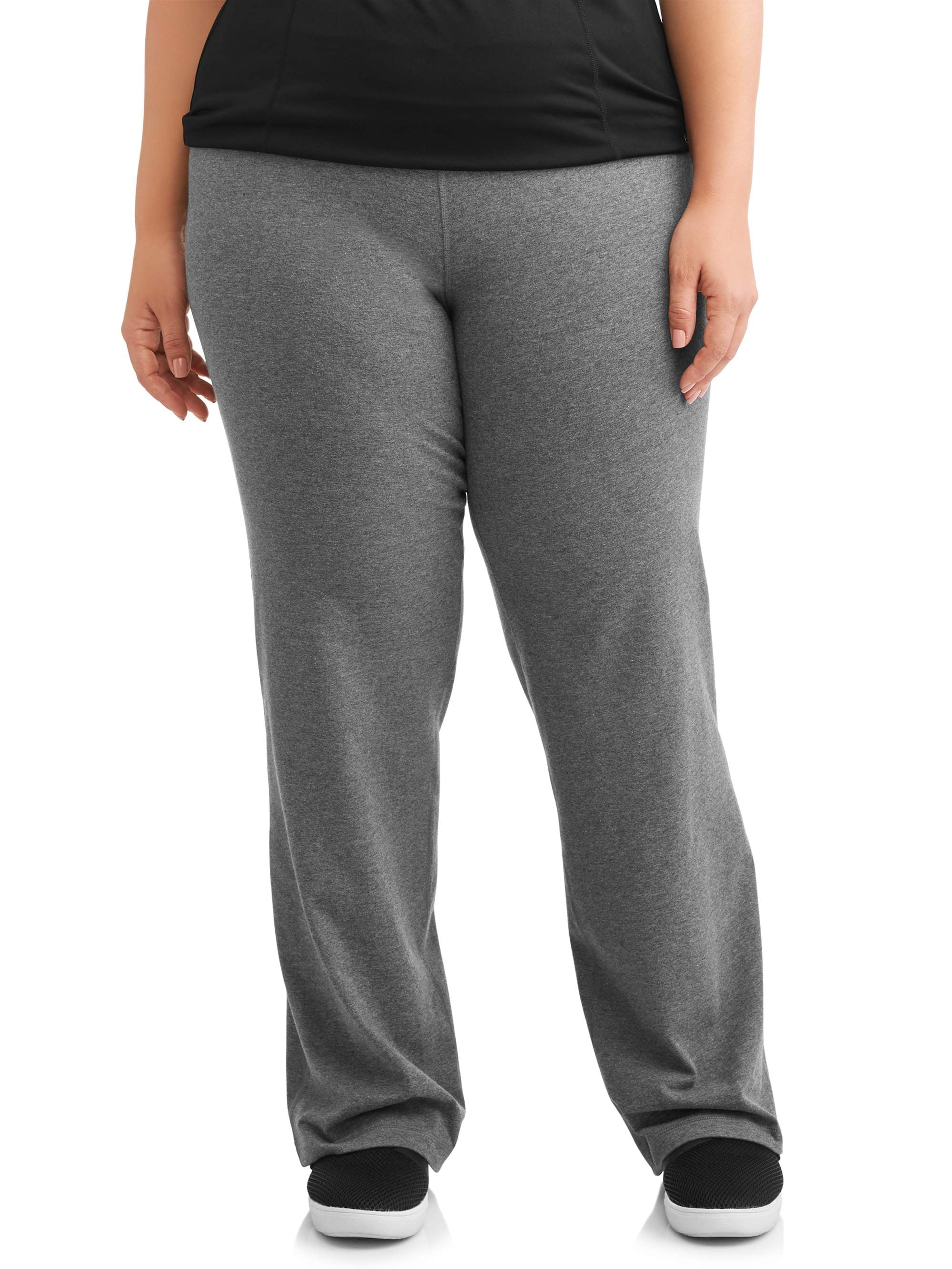 Athletic Works Women's and Women's Plus Dri More Core Athleisure Bootcut  Yoga Pants, 32 Inseam for Regular and Petite