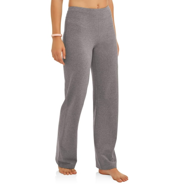 Athletic Works Women's and Women's Plus  Dri More Core Athleisure Bootcut Yoga Pants, 32" Inseam for Regular and Petite