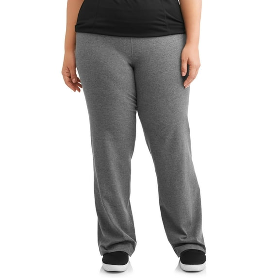 Athletic Works Women's and Women's Plus Dri More Core Athleisure Bootcut Yoga Pants, Regular and Petite