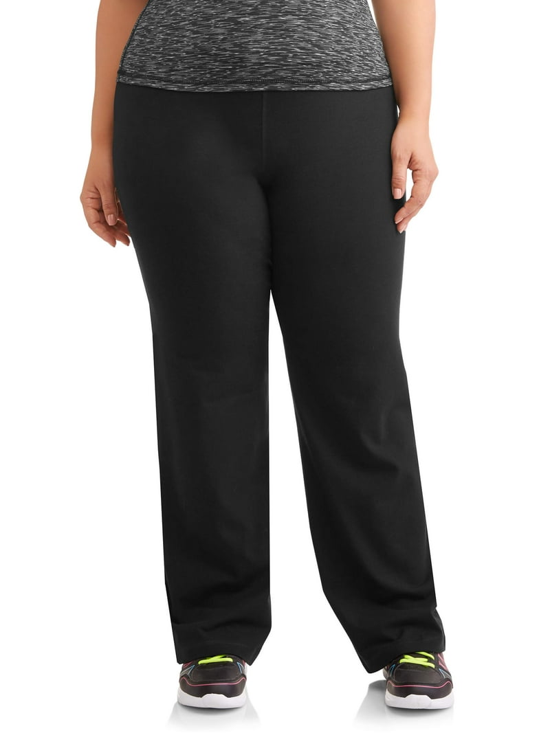 Athletic Works Bootcut Yoga Pants women's Plus Size
