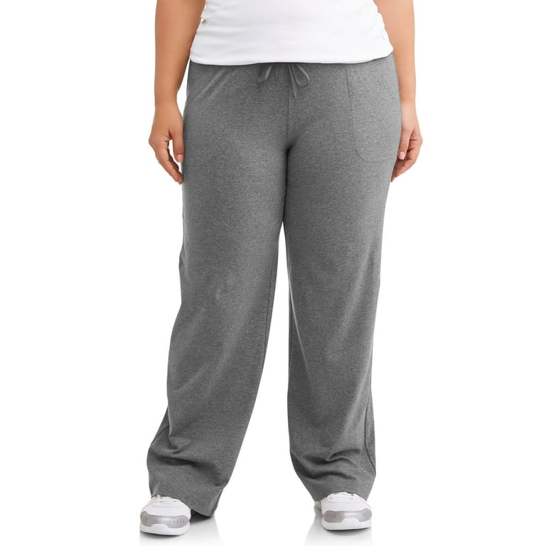 Athletic Works Women's and Women's Plus Dri-More Core Relaxed Fit Yoga Pants