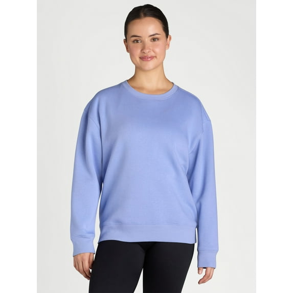 Athletic Works Women's and Women's Plus Crewneck Sweatshirt, Sizes XS-4X
