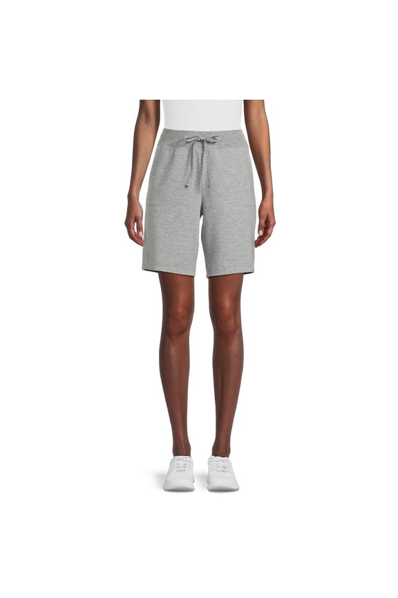 Women's and Women's Plus French Terry Bermuda Shorts, Sizes XS-4X