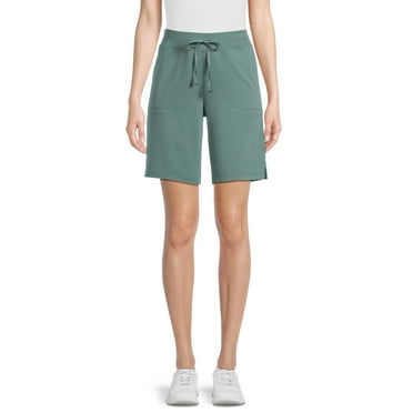 Athletic Works Women's and Women's Plus French Terry Cloth Bermuda Shorts, Sizes XS-4X