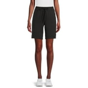 Athletic Works Women's French Terry Cloth Bermuda Shorts, Sizes XS-4X