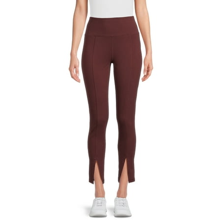 Athletic Works Women's Front Slit Leggings, Sizes XS-3XL