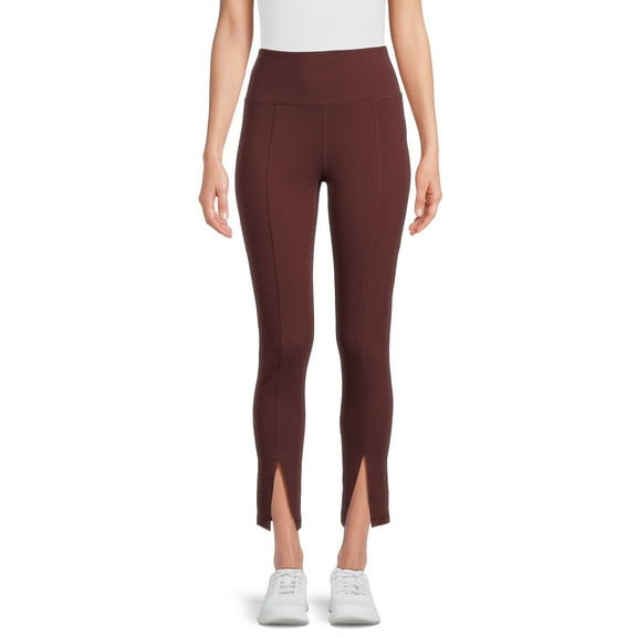 Athletic Works Women's Front Slit Leggings, Sizes XS-XL
