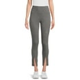 thumbnail image 1 of Athletic Works Women's Front Slit Leggings, Sizes XS-3XL, 1 of 5
