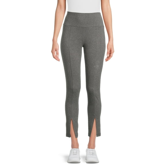 Athletic Works Women's Front Slit Leggings, Sizes XS-3XL