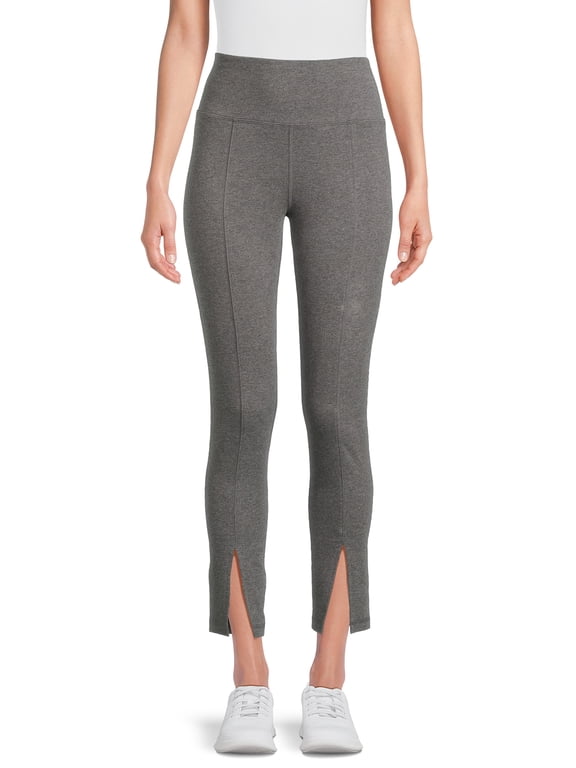 Women's Front Slit Leggings, Sizes XS-XL