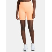 Athletic Works Women's and Women's Plus High Rise Bike Shorts, Size XS-4X