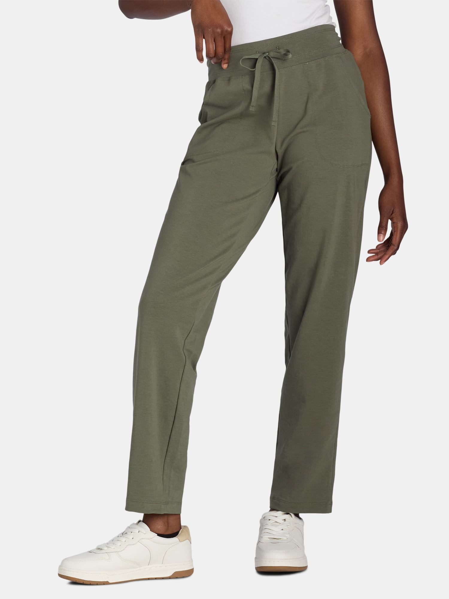 Athletic Works Women's and Women's Plus Jersey Knit Pants, Sizes XS-4X