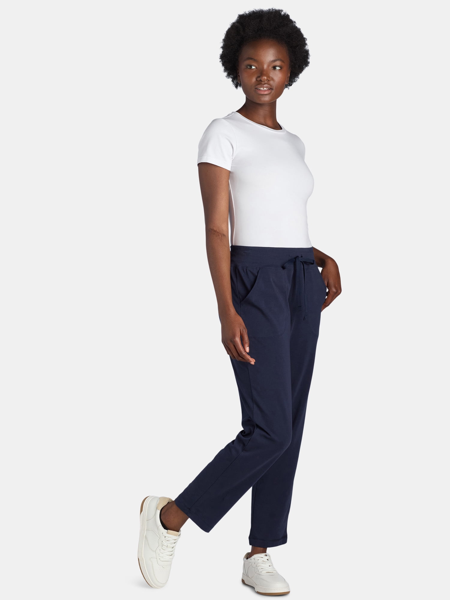 Athletic Works Women's and Women's Plus Jersey Knit Pants, Sizes XS-4X