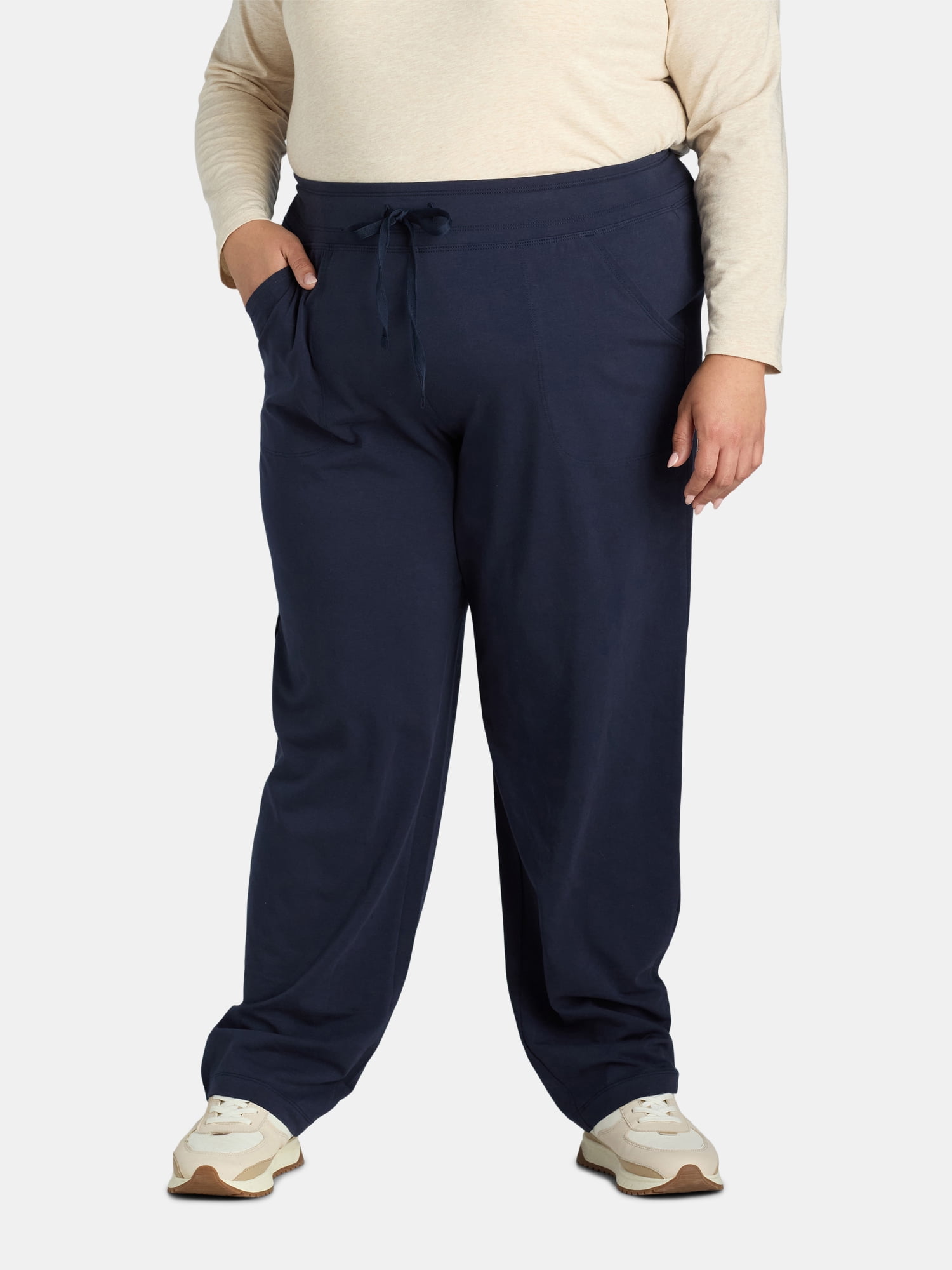 Athletic Works Women's and Women's Plus Knit Pants, Sizes XS-4X