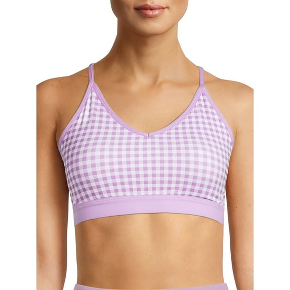 Athletic Works Women’s and Women's Plus Racerback Sports Bra, Sizes XS-4X