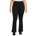 thumbnail image 1 of Athletic Works Women’s and Women's Plus Stretch Cotton Blend Straight Leg Pants, 1 of 7