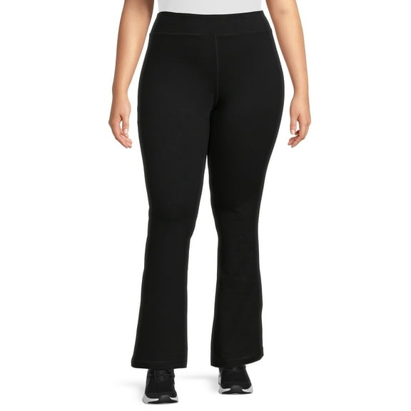 Athletic Works Women’s and Women's Plus Stretch Cotton Blend Straight Leg Pants
