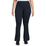 Athletic Works Women’s and Women's Plus Stretch Cotton Blend Straight Leg Pants