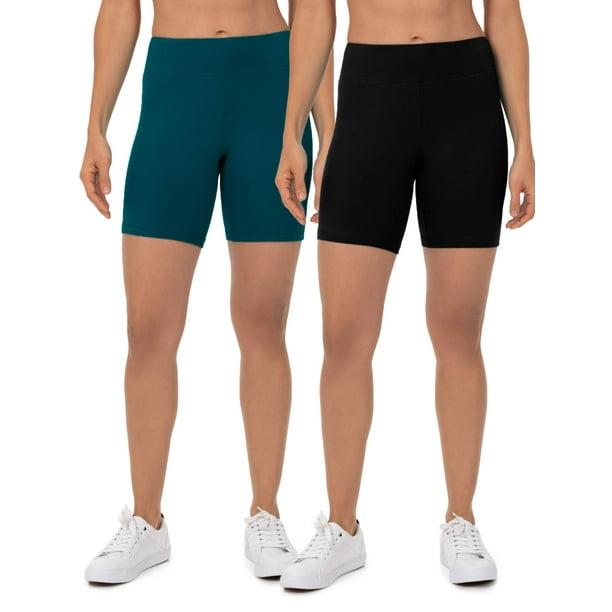 Athletic Works Womens Core Active Dri Works Bike Short 2 Pack