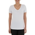 thumbnail image 1 of Athletic Works Womens Core Active Short Sleeve V-Neck T-Shirt, 1 of 5