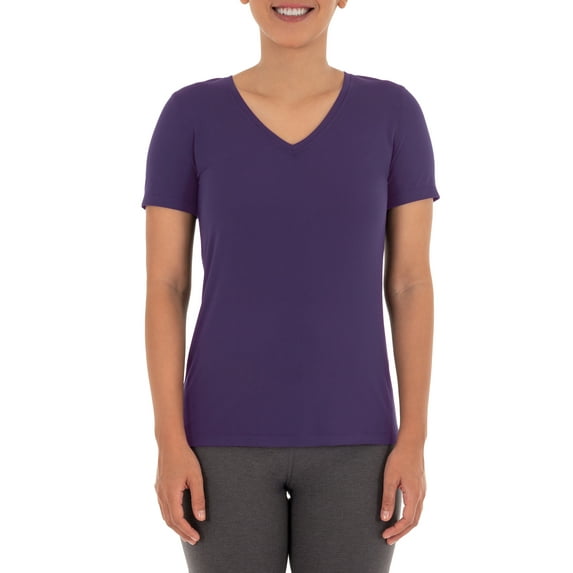 Athletic Works Womens Core Active Short Sleeve V-Neck T-Shirt