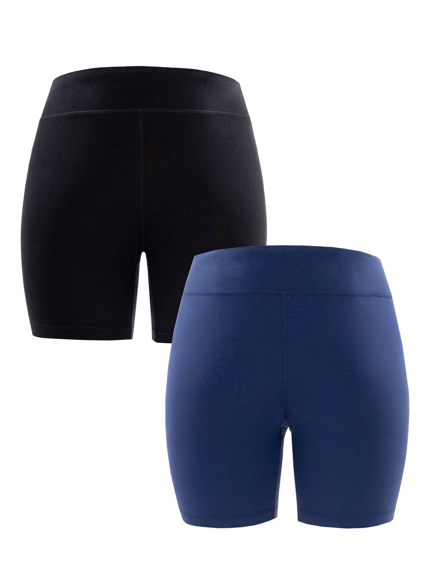 Athletic Works Women's and Women's Plus Core Active Dri-Works Bike Shorts, 1 and 2-Pack, Sizes S-4X