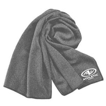 Athletic Works Yoga Soft Microfiber Towel, Charcoal Gray, Size 31.5" x 16"