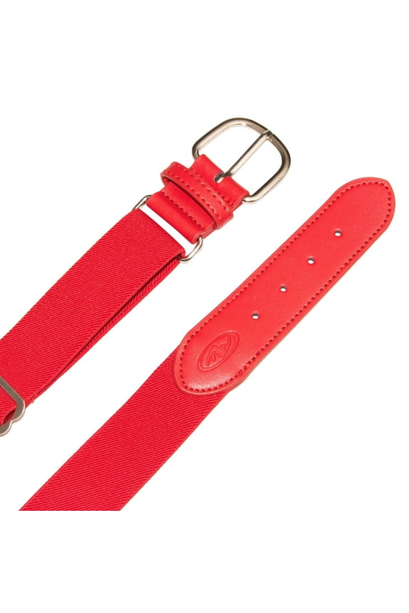 Youth Adjustable Baseball/Softball Belt, Red