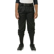 Athletic Works Youth Baseball/Softball Pants, Black, Unisex, Size S