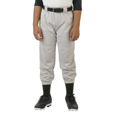 Athletic Works Youth Unisex Baseball/Softball Pants, Size L, Gray