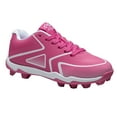thumbnail image 1 of Athletic Works Youth Girls Baseball Cleats, Pink Kids, 1 of 6