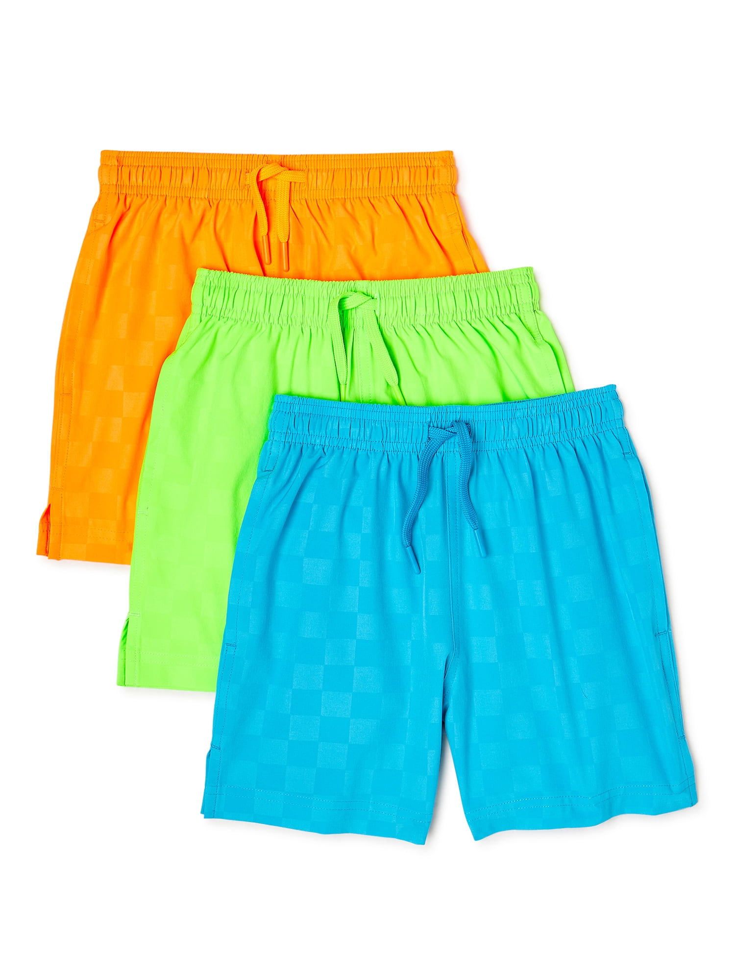 Athletic Works Youth Soccer 3Pack Shorts, Sizes 418 & Husky