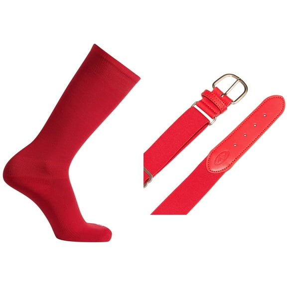 Athletic Works Youth Sock and Belt Bundle