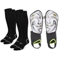 thumbnail image 1 of Athletic Works Socks and Stirrup Shinguards Bundle - Size Medium, 1 of 3