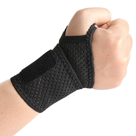 Athletic Wrist Wrap Brace Adjustable Wrists Support Strap Ergonomic Wrist Joint Guard for Badminton Basketball Tennis