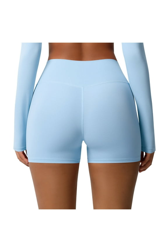 Athletic Yoga Shorts for Women Shaping Short Gratifying Breathable Fabric Shapewear Unique Fiber Restoration Shaper